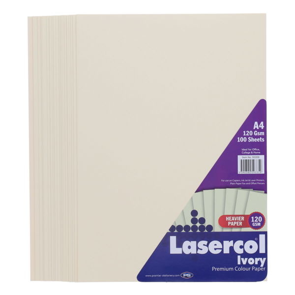 Lasercol A4 120gsm Activity Paper 100 Sheets - IVORY