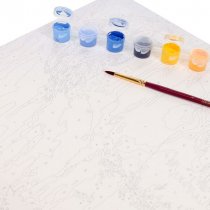 Icon 300x300mm Paint By Numbers Canvas - Dolphin