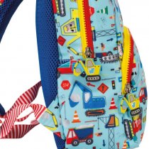 Floss & Rock Kids/Children Backpack Picnic/School Bag 24cm Construction 3y+