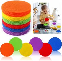 48 Pcs Carpet Spot Markers, 10cm Colorful Floor Dots Carpet Markers