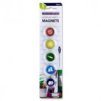 Premier Office * Card 5 30Mm Round Magnets - Symbols