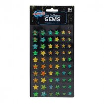 Crafty Bitz Card 54 Shimmer Stickers 3 Asst