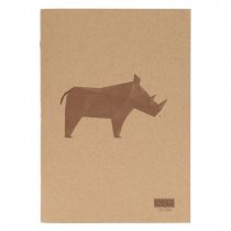 IconA4 80pg 110gsm Kraft Sketch Book Animalia Design