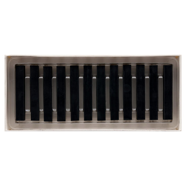 Icon Box 12 Chalk Pastels - Black