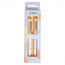 RHS Ballpoint Pen Set, Lillies and Roses, Pack of 2