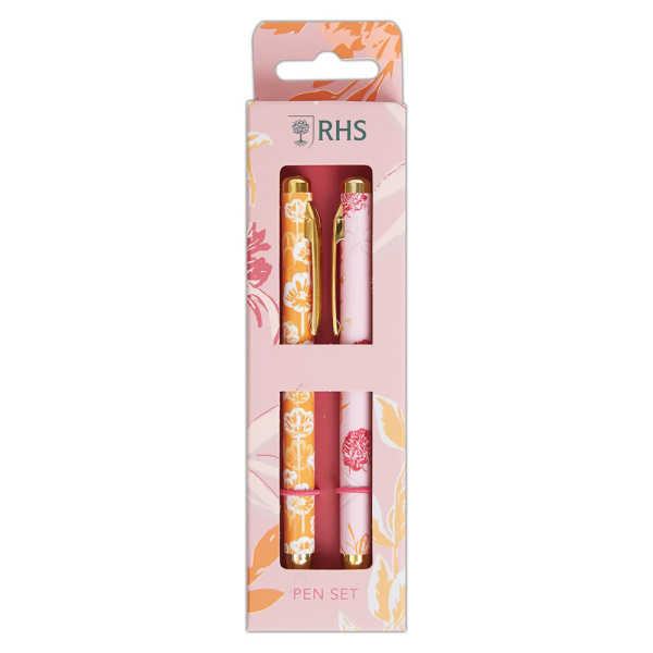 RHS Ballpoint Pen Set, Bold Florals, Pack of 2