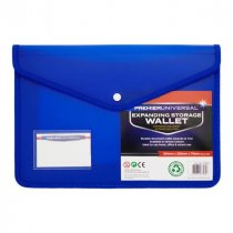 Premier Universal A4 Expanding Wallet 3 Asst