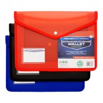 Premier Universal A4 Expanding Wallet 3 Asst