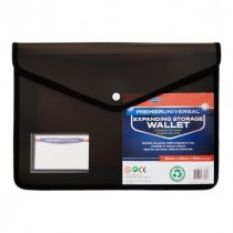 Premier Universal A4 Expanding Wallet 3 Asst