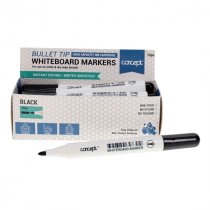 Concept Bullet Point Whiteboard Marker - Black