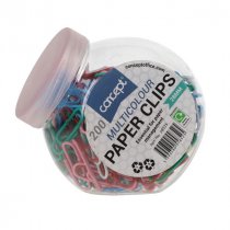 Concept Tub 200 28Mm Multicolour Paper Clips