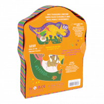 12 PIECE SHAPED JIGSAW IN SHAPED BOX - DINOSAUR