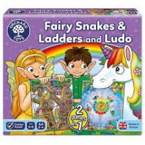 Orchard Toys Fairy Snakes & Ladders and Ludo Games