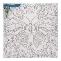 Icon 300x300mm Colour My Canvas - Fly Butterfly