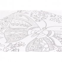 Icon 300x300mm Colour My Canvas - Fly Butterfly