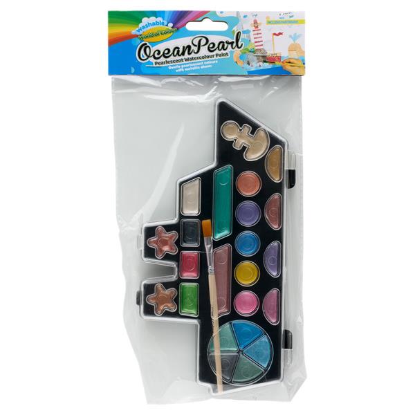 World of Colour * Pearlescent Watercolour Art Set - 23Pce
