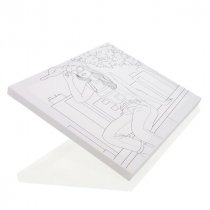 Icon 250x300mm Colour My Canvas - Relaxed Woman