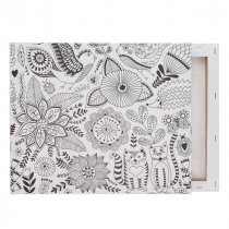 Icon 250x300mm Colour My Canvas - Playful Cats