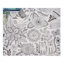 Icon 250x300mm Colour My Canvas - Playful Cats