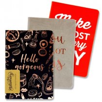 I Love Stationery A5 192pg Quote Design Journal - Asst