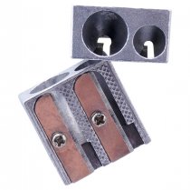 Concept Twin Hole Metal Pencil Sharpener