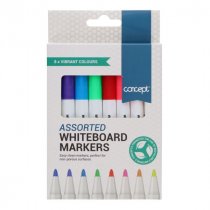 Concept Card 8 Asst Whiteboard Markers