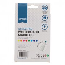 Concept Card 8 Asst Whiteboard Markers