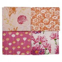 RHS Fat Quarters – 4pk – Bloom