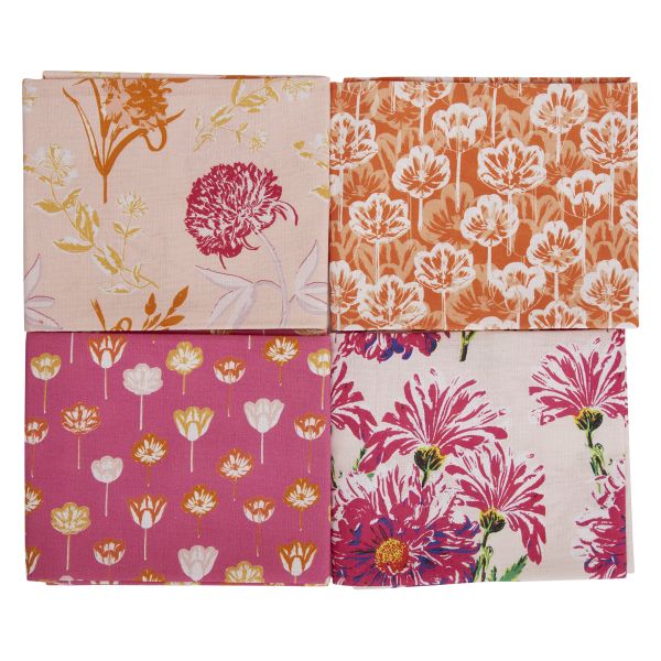 RHS Fat Quarters – 4pk – Bloom