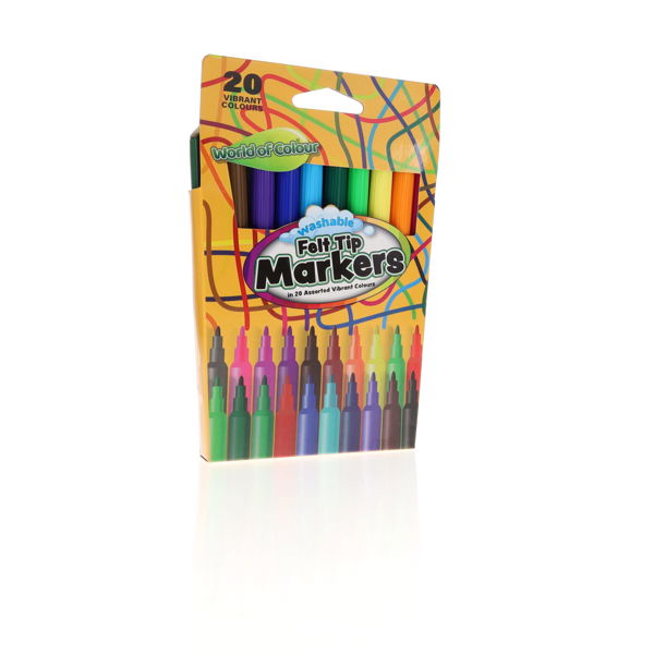 World of Colour Pkt.20 Felt Tip Markers
