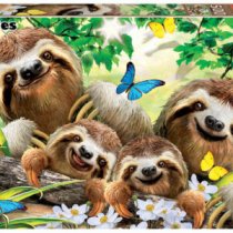 Educa Borras – Sloth Family Selfie 500 piece Jigsaw Puzzle