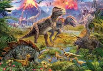 Dinosaur Gathering - 500 Piece Jigsaw Puzzle