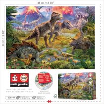 Dinosaur Gathering - 500 Piece Jigsaw Puzzle