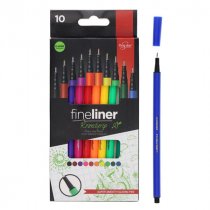 ProScribe Pkt.10 Fineliner Markers - Roundgrip