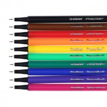 ProScribe Pkt.10 Fineliner Markers - Roundgrip