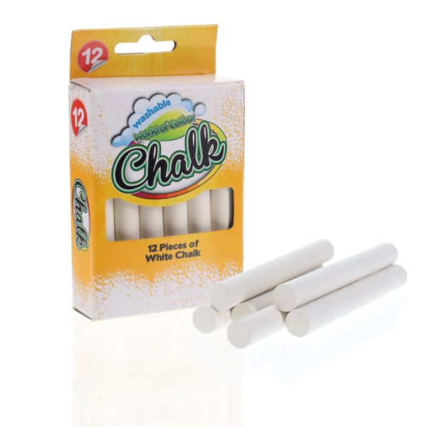 World of Colour Pkt.12 White Chalk
