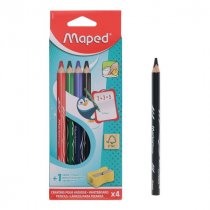 Maped Pkt.4 Whiteboard Pencils & Sharpener