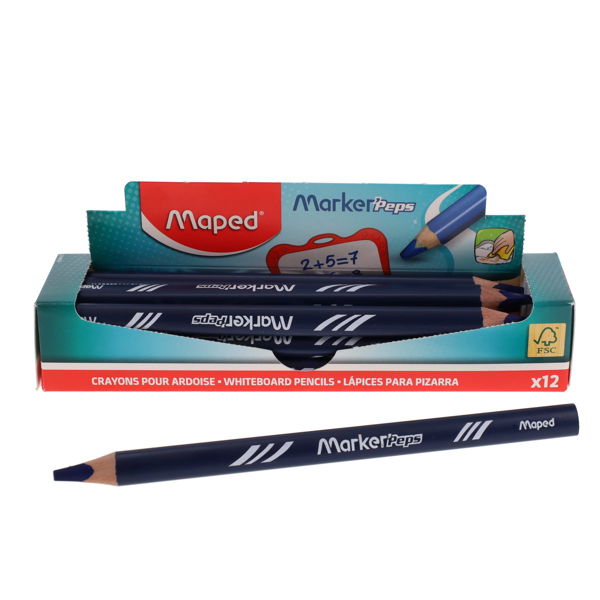 Maped Whiteboard Pencils - Blue