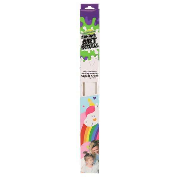 World of Colour Canvas Art Scroll - Unicorn