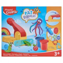 Maped Creativ 4x56g Tub Play Dough & Accessories