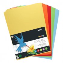 Premier Activity A2 160gsm Card 100 Sheets - Rainbow