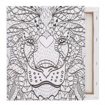 Icon 250x300mm Colour My Canvas - Lion