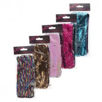 Blingtastic Sequins Flat Pencil Case 5 Asst