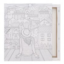 Icon 250x300mm Colour My Canvas - Suburbs