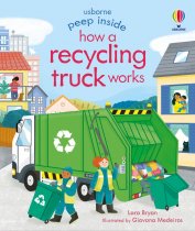 Usbourne Books Peep Inside How a Recycling Truck Works