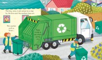 Usbourne Books Peep Inside How a Recycling Truck Works