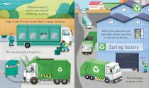 Usbourne Books Peep Inside How a Recycling Truck Works