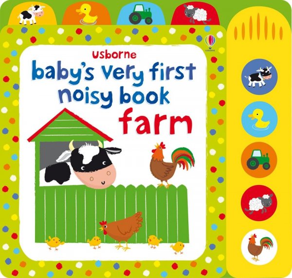 Usbourne Books Baby's Very First Noisy Book Farm