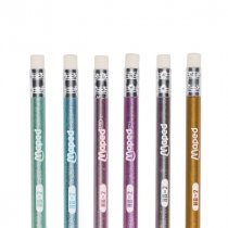 Maped Graph Hb Pencil With Eraser - Glitter