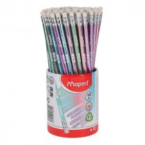 Maped Graph Hb Pencil With Eraser - Glitter
